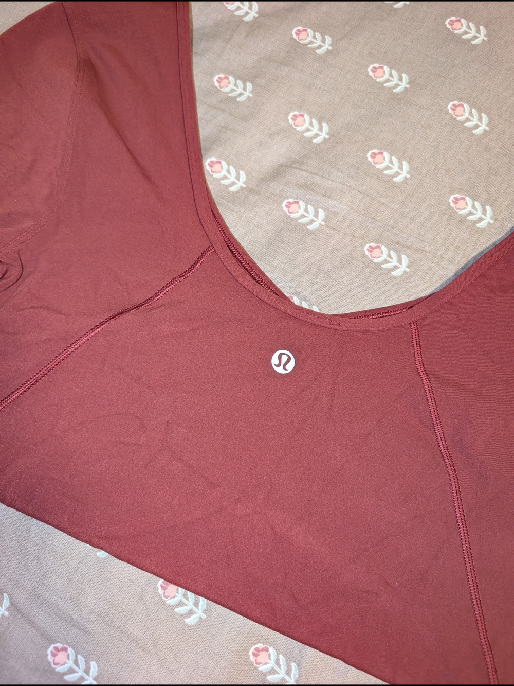 lululemon Scoop Neck Crop Top